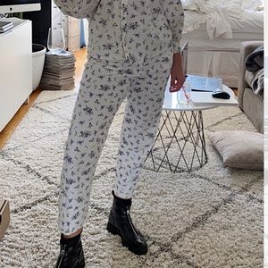 Zara Floral Pants size XS